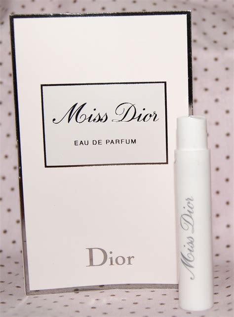 sample miss dior